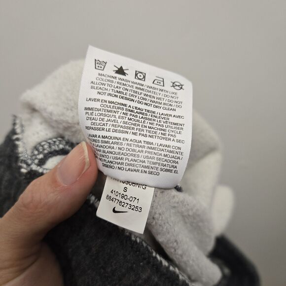 Nike Men's Club Classic Sweatpants Dark Gray Sz Small Straight Leg Joggers Logo - Picture 10 of 11